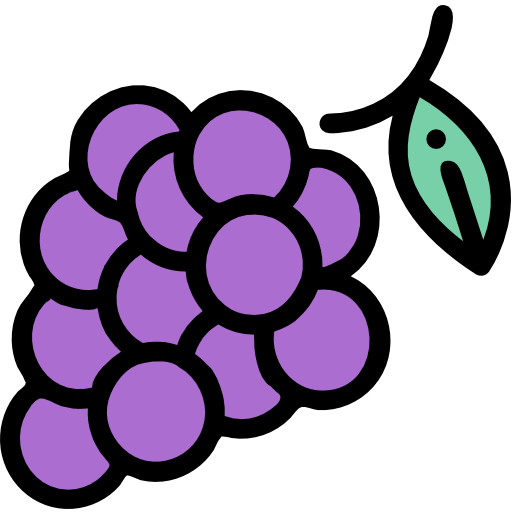 Symbol rote Traube